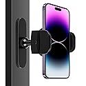 WiwiIron Magnetic Phone Holder for Gym, Portable Gym Magnetic Phone Holder, 360 Degree Adjustable, Compatible with 4.7-6.5’’ Smartphones (Black)