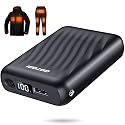 GOTOBI ?????? ???????????????? Heated Jacket Battery Pack - Power Bank with LED Display and 2 Adapter Cables for Wulcea, ULUSERN, Genovega, and Other Outdoor