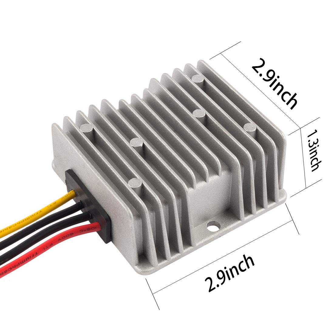 uxcell Power Voltage Converter DC12V Up to DC19V 6A 114W Waterproof Voltage Convert Transformer