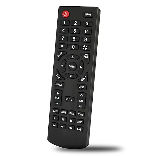 Replacement Remote Control for Dynex DX-37L200A12 DX-24L150A11 DX-15LD150A11 DX40L150A11 DX40L150A11E40ASZNKLWBUNNX DX40L150A11E40ASZNKLWBUXNX LCD LED