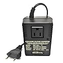 Simran SMF-200 Deluxe 200 Watts Step Down Voltage Converter for International Travel to AC 220V/240V Countries, Ideal for Laptops, Cameras, iPhones…
