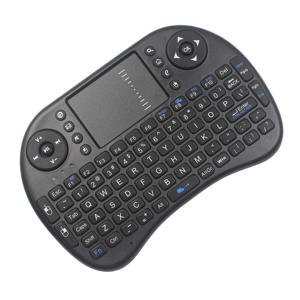 Mini Wireless Keyboard 2.4GHz Touch-pad Mouse Combo Plus OTG Cable - TV xStream, Compatible with Firesticks, Android TV Box, IPTV, 4K Media Stick