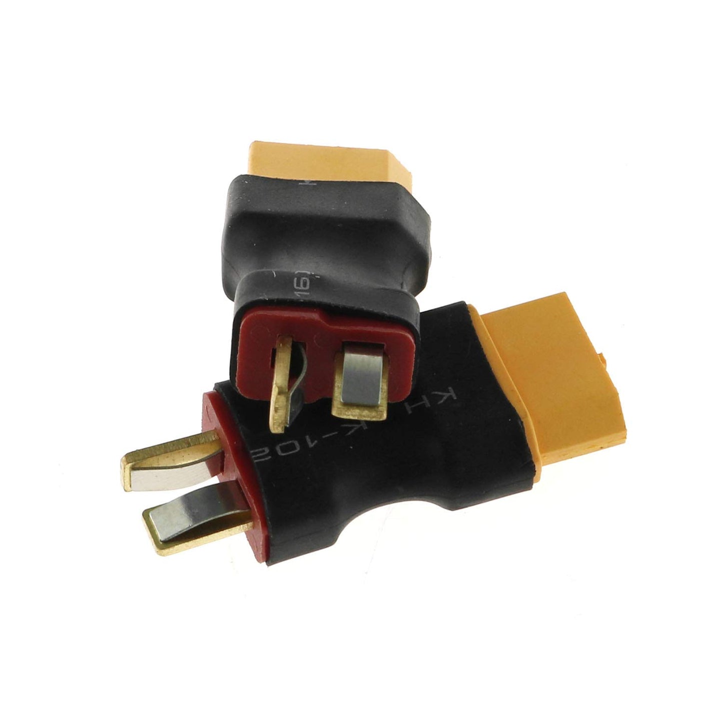 DGZZI No Wire Adapter 2PCS XT60 Female to Deans T Male Wireless Plugs Connectors for Lipo Battery