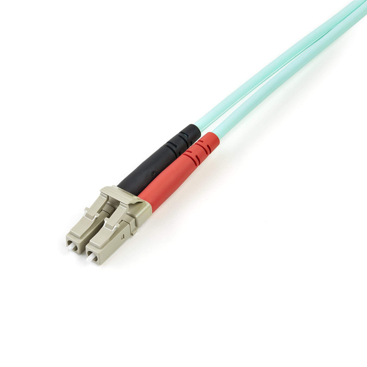 StarTech.com 2m (6ft) LC/'to LC/'OM3 Multimode Fiber Optic Cable, Full Duplex 50/125, 100G, LSZH Fiber Jumper Cord