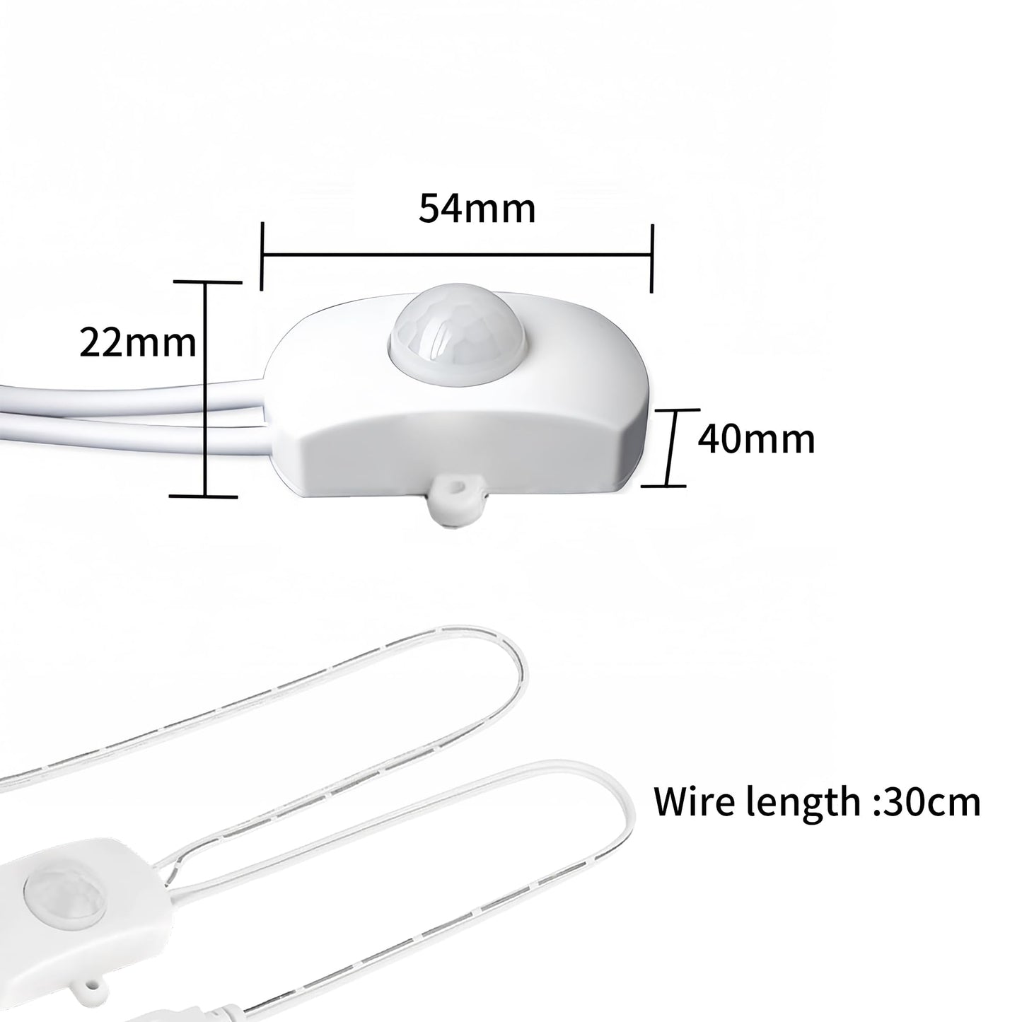 Clearhill Mini Motion Sensor Switch-Intelligent Sensing, USB Interface,with Automatic Shut-Off Timer,Motion Sensor Light for Indoor DIY LED Lighting