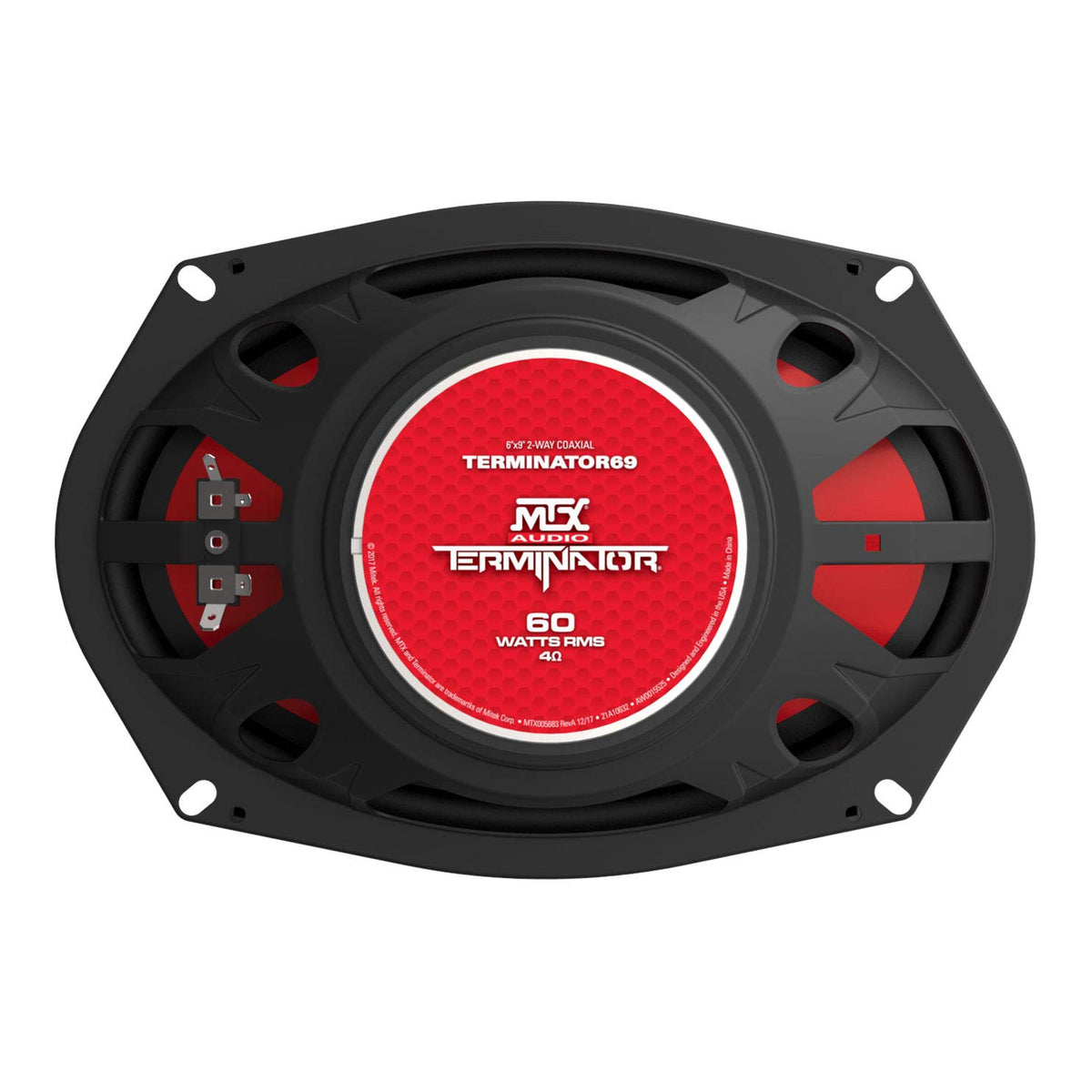 MTX Audio TERMINATOR69 Terminator Series 6x9, 2-Way, 60W RMS 4-Ohm Coaxial Speaker Pair