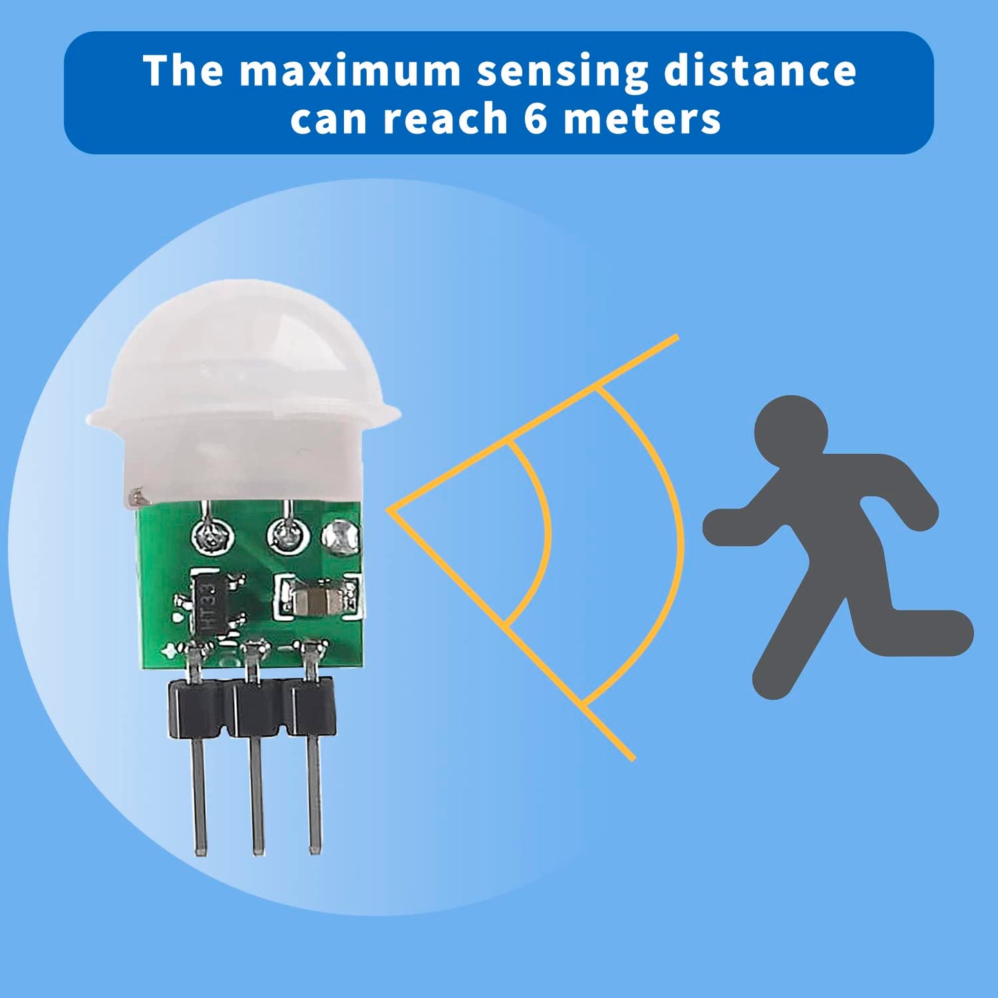 CenryKay AM312 Mini Pyroelectric PIR Sensor Module, 10PCS IR Pyroelectric Infrared PIR Body Manual Motion Sensor Detector Modules