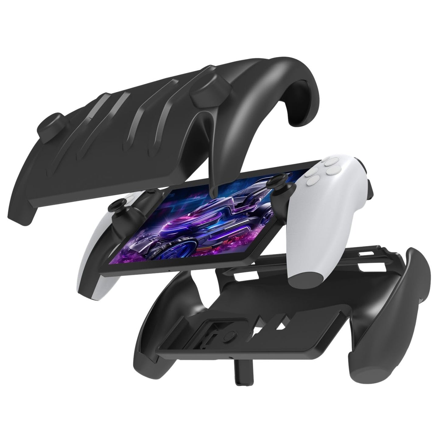TNP Full Protective Case Cover for PlayStation Portal - Anti-Slip TPU Protector Case for PS5 Portal- Detachable Front Shell Cover with Built-in