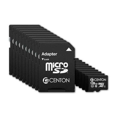Centon MP Micro SDXC Card,UHS1,128GB 10 Pack w/Adapter