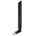 Edimax Wi-Fi 5 802.11ac AC600 High Gain Dual-Band (2.4GHz/5GHz) Adapter w/ Adjustable +4/6dBi Antenna, Wireless USB Adapter, Win 11 Plug-n-Play, Mac