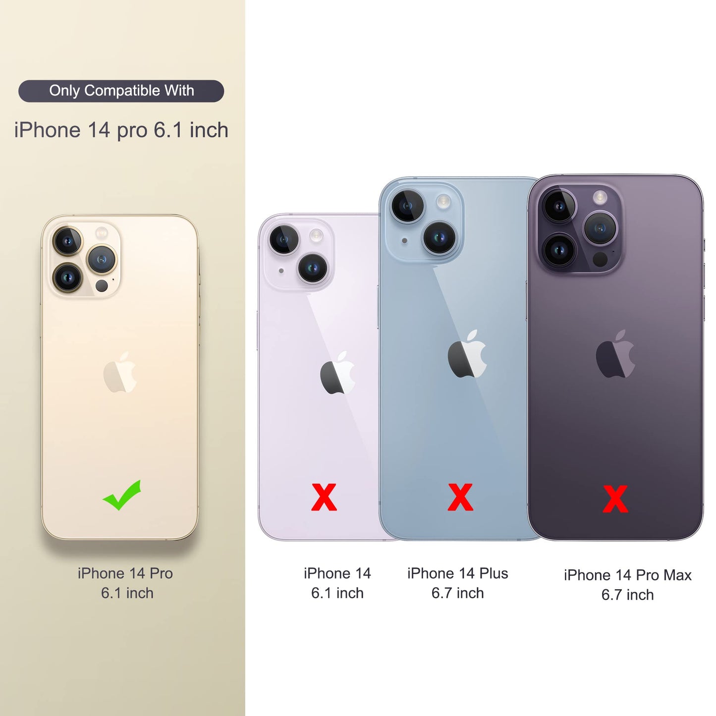 ULAK Compatible with iPhone 14 Pro Wallet Case with Card Holder, Flip PU Leather Floral Phone Protective Cover for Women, Kickstand Wristlet