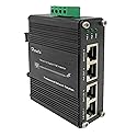 2 Ports Hardened Industrial Gigabit PoE+ Injector 30W Max Per Port 12~48VDC Power Input Support IEEE802.3af/at PoE Device Support 10/100/1000Base-T