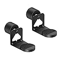 ynVISION.DESIGN Pair of Adjustable Wall Mount Brackets Compatible with SONOS ERA 100 and ERA 300 | Tilts, Swivels and Rotates | Black | 2 Pack