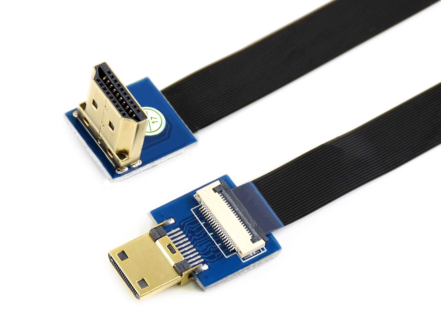 Waveshare Mini HDMI Adapter for DIY HDMI Cable, Horizontal/Straight Connector
