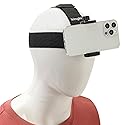 Head-Mounted Mobile Phone Holder,First-Person View Video Outdoor Live Shooting Bracket with Phone Clip(4"-7") for iPhone Samsung Smartphones and GoPro