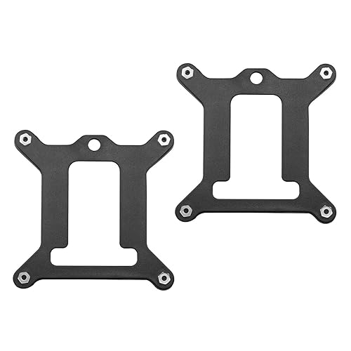 Zangc Plastic Backplate Intel LGA 1150 1151 1155 1156 CPU CPU Bracket Fan Radiator Buckle Bracket Backplane 75x75mm-2PCS