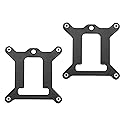 Zangc Plastic Backplate Intel LGA 1150 1151 1155 1156 CPU CPU Bracket Fan Radiator Buckle Bracket Backplane 75x75mm-2PCS