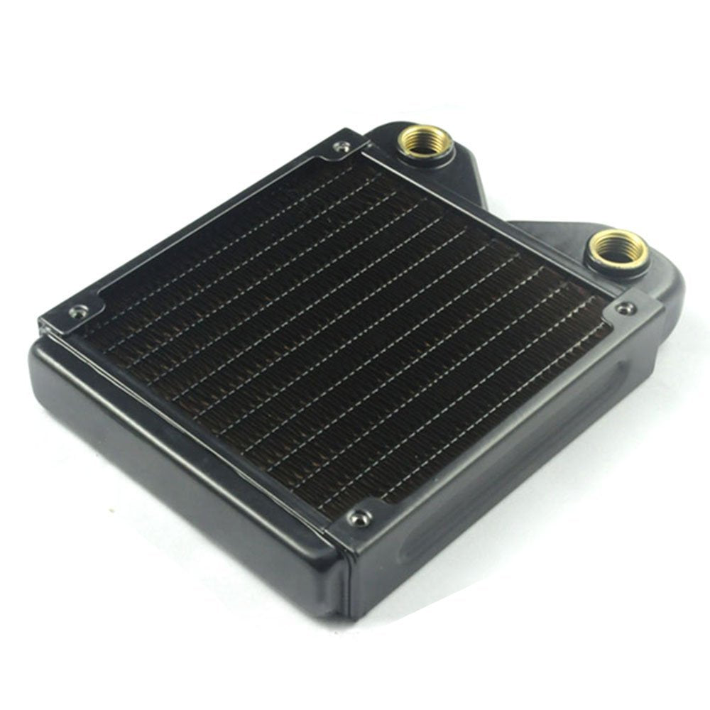 BXQINLENX 120 Pure Copper 12 Pipe Heat Exchanger Radiator for PC CPU CO2 Laser Water Cool System Computer