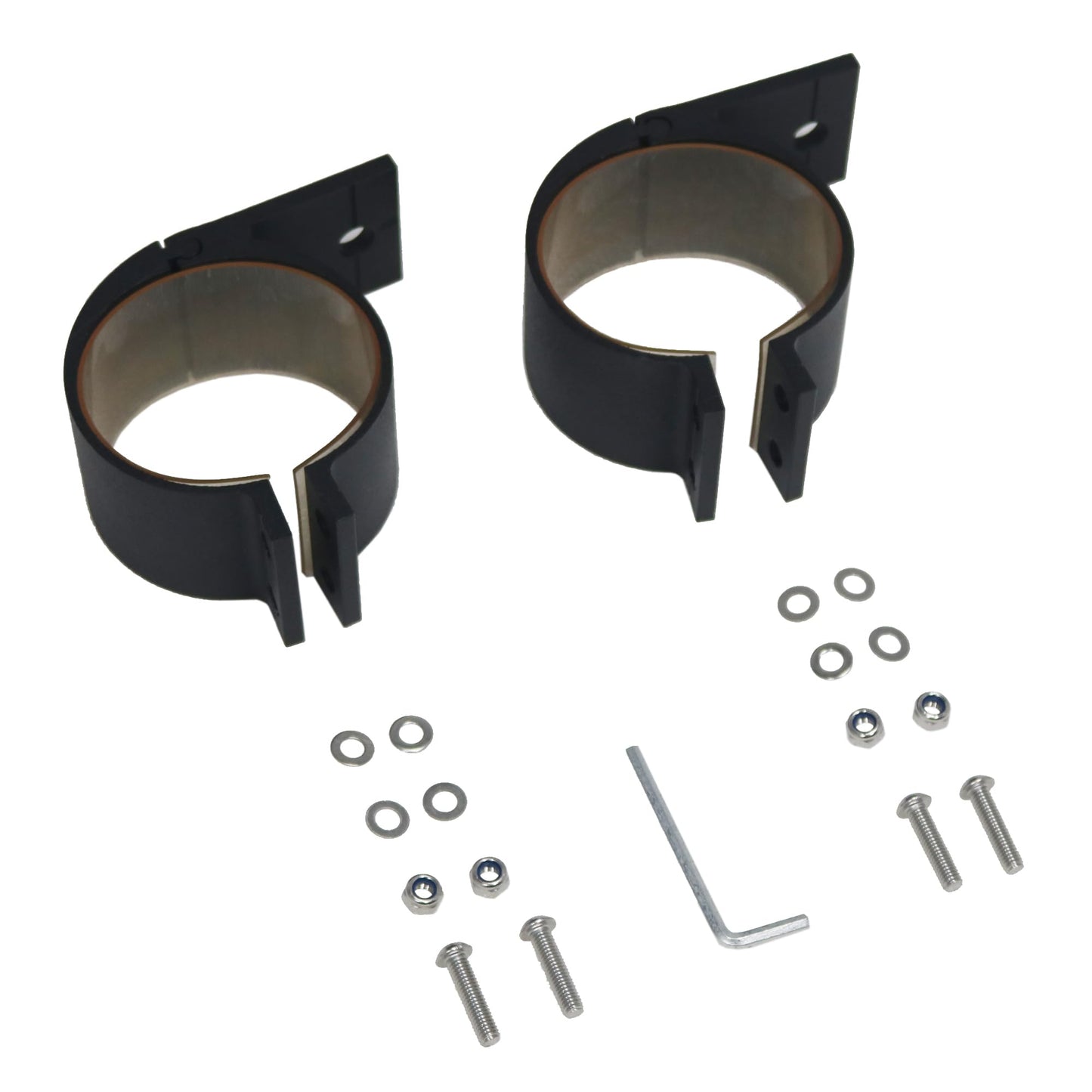 SYHVU 2.5 Inches Tube Clamp Mounting Bracket for Bull Bar and Any 2.5 Inches Round Tube Bar to Mounting LED Spot Lights and LED Light Bar,LED Round