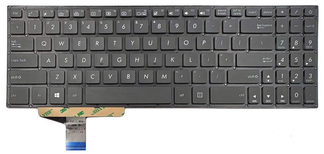 LaptopPartshub Replacement Backlit Keyboard for ASUS VivoBook Pro 15 N580VD Series & Compatible Models