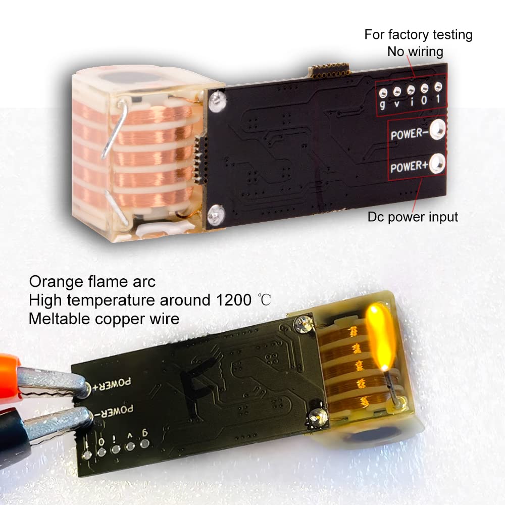 ZORZA 1Pcs High Voltage Generator Module Booster Coil 20KV High-Frequency AC 12V Low Heating