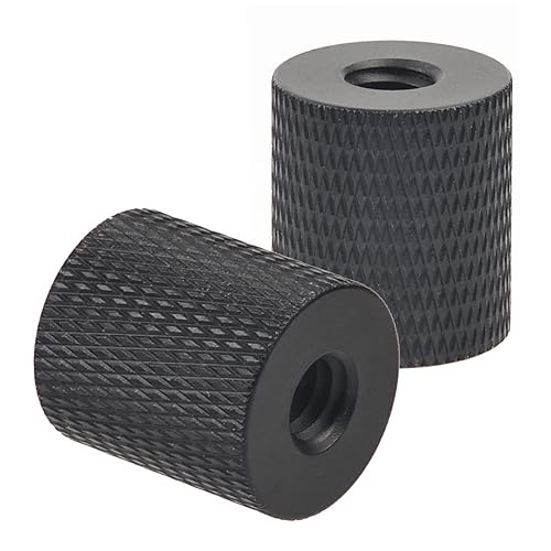 FEICHAO 2Pack Tripod Nut 1/4 Female to 1/4 M4 M5 M6 M8 Female Adapter Screw for Camera Tripod Gimbal Conversion Nut (1/4 to M6)