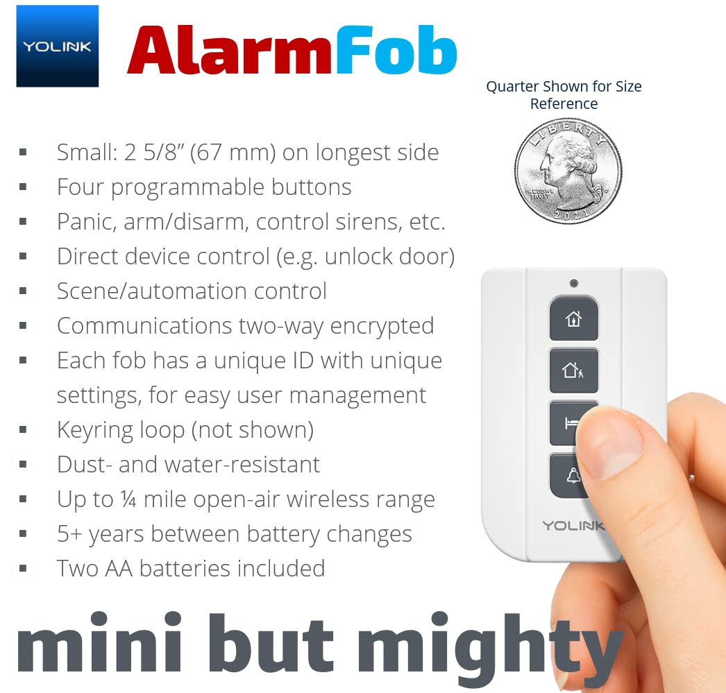 YoLink Home Security System, Wireless Smart DIY Alarm System, with App/Email/Limited SMS Alert, 5 Pieces-Kit (Speaker Hub, Door Window Sensor, Motion