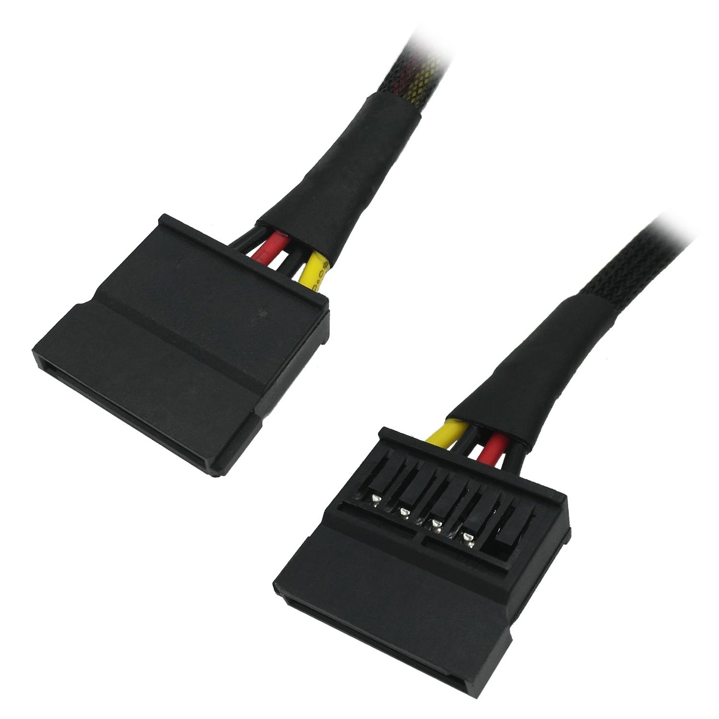 COMeap (3-Pack SATA Power Cable for Lenovo Motherboard, ATX 4 Pin to SATA Hard Drive HDD Power Adapter Extension 12-inch(30cm)