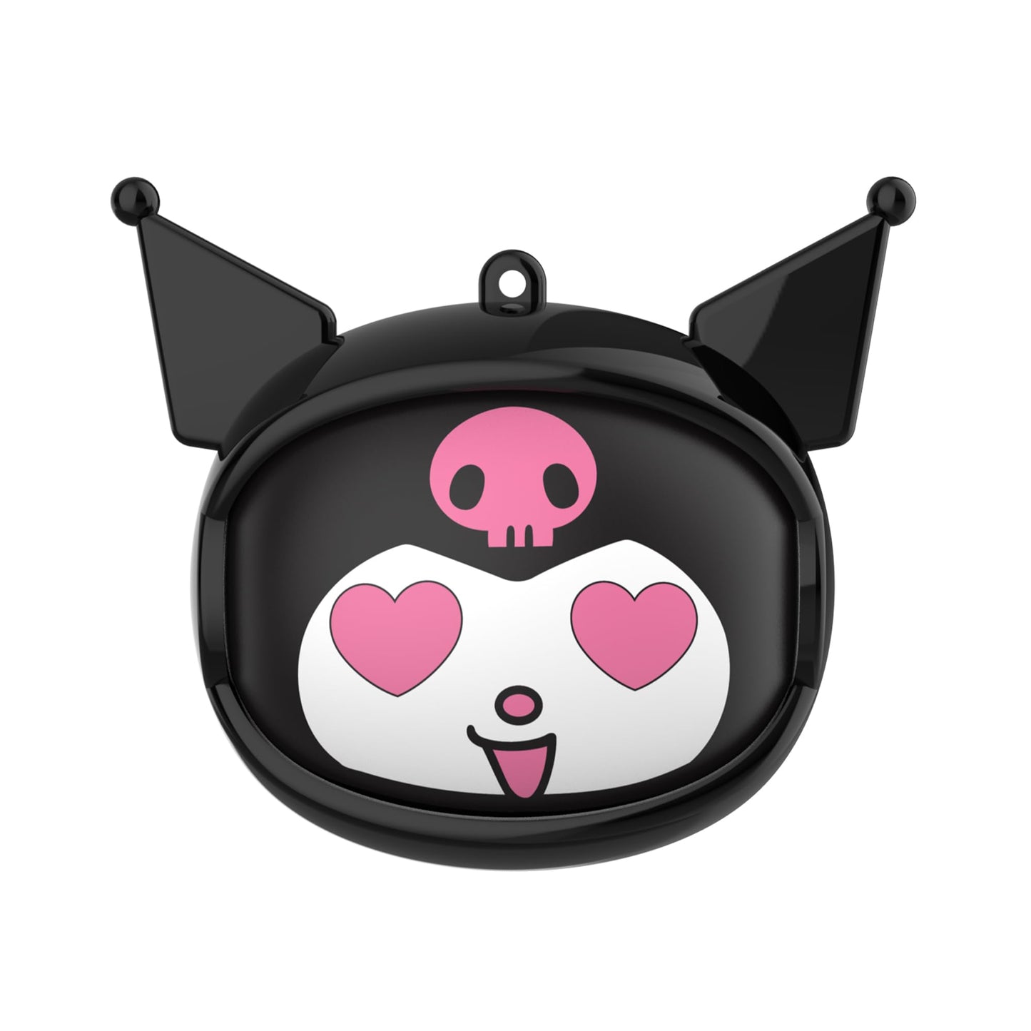 Hello Kitty Kuromi Wireless Bluetooth Earbuds with Rotating Charging Case | Built-in Mic, Hands-Free Calling, Purple and Black Design for Kids & Fans