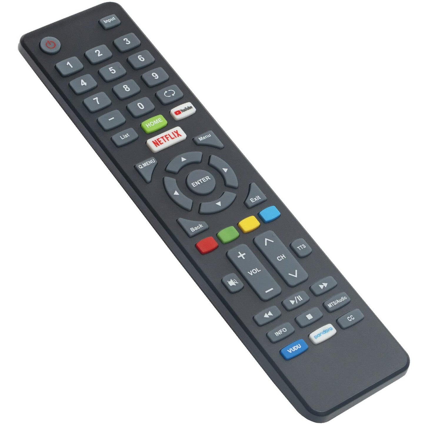 Replaced Remote Control Compatible with Element LCD LED TV E4SW5518 E4SFT5517 E4SFT5017