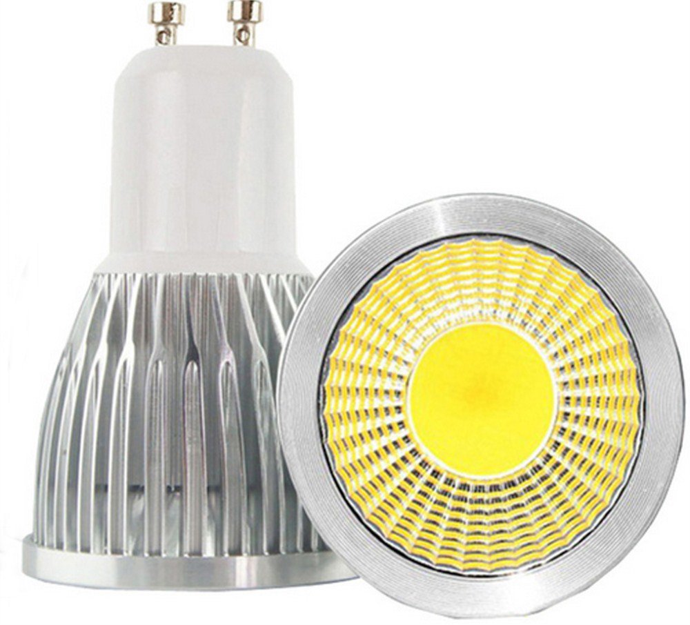 GU10 LED Bulbs GU10 5W COB LED Bulbs GU10 Base 5W 110V 6000K Daylight White Not Dimmable Spotlight Bulb for Landscape Lighting Track