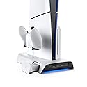 KIWI design D3 Cooling Station for PS5 Slim with Press-and-Pull Design, Controller Charging Station with Magnetic Dongles, Vertical Stand