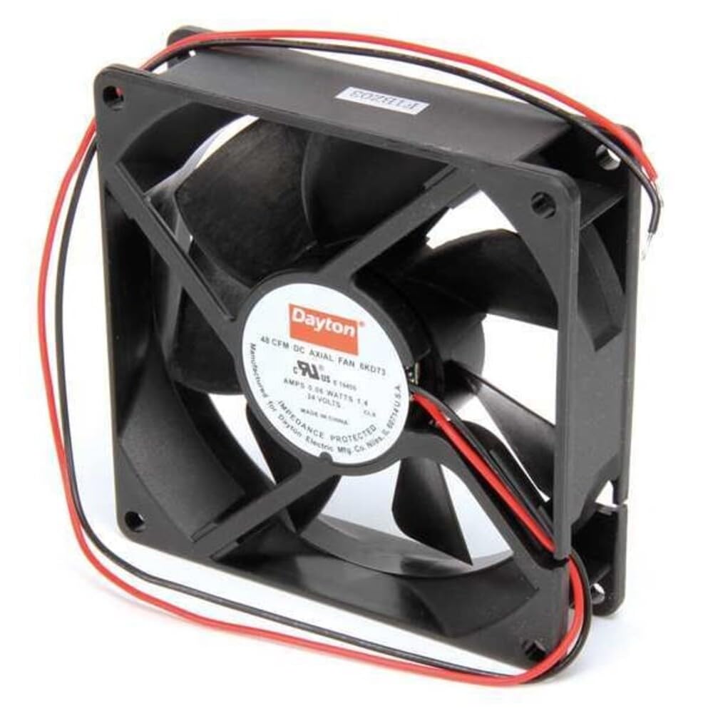 Axial Fan,Square,3-5/8" H,45 CFM