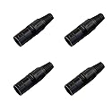 BESCOOS Toronce Profession RJ45 Date Media Ethercon Cable Connector(Black,4Pack)