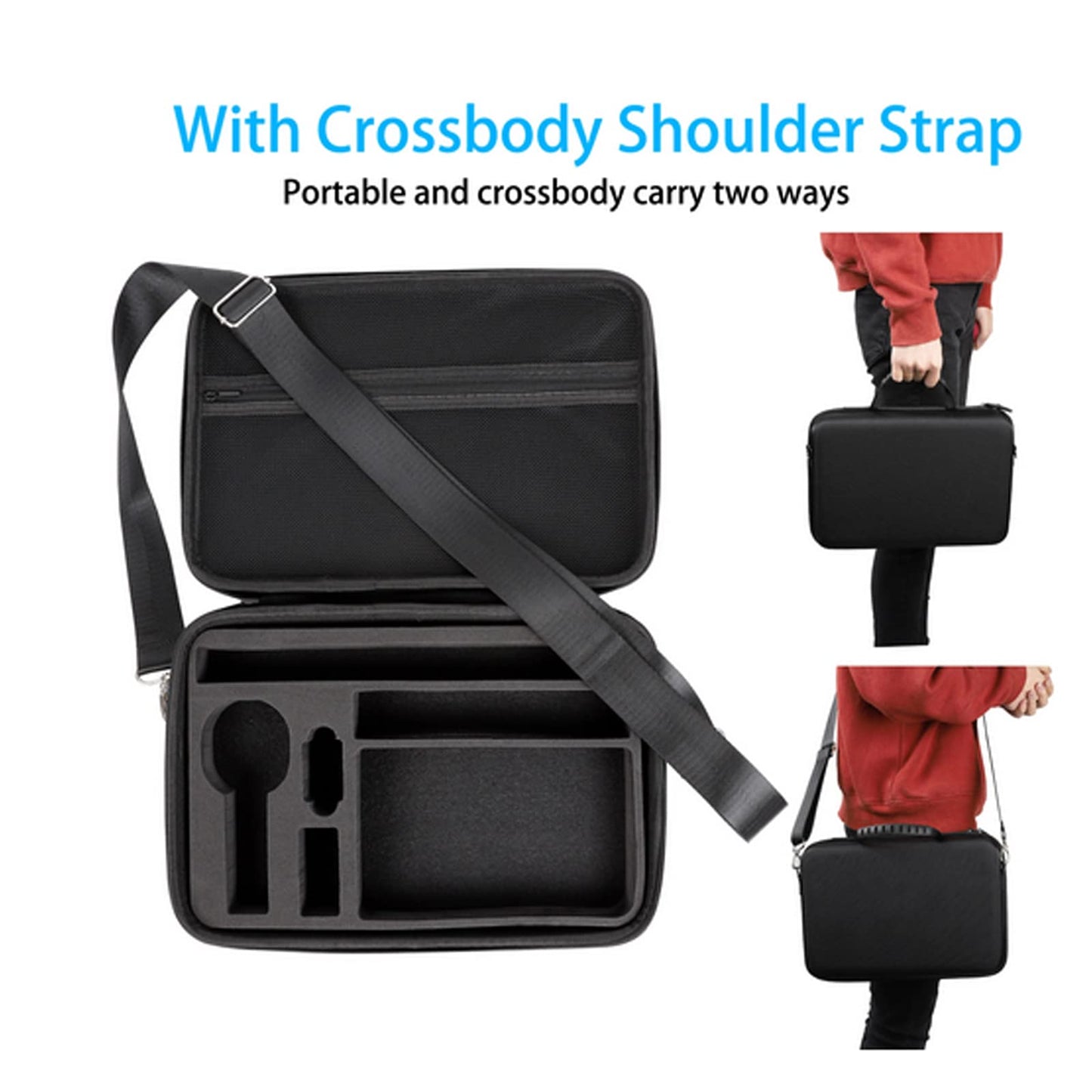 Honlyn Carrying Case Compatible with Insta360 ONE RS 1 inch,ONE RS 1-inch 360 Bag Accessories (Large Shoulder Bag)