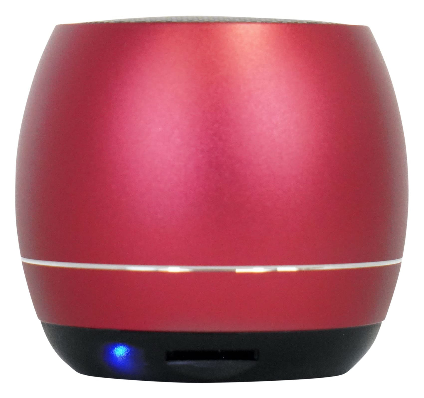 Rockville RPB2-RED 5W Portable Bluetooth Speaker, TWS Wireless Stereo Link, Built-in Mic, SD Slot, Selfie Remote, Aluminum Design