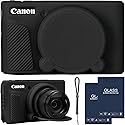 SZHSYJY Camera Case for Canon PowerShot SX740/ SX730 Digital Camera,SX740 HS Case, Soft Silicone Protective Case Removable Lens Cover,Comes with 2