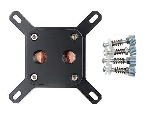 BXQINLENX Professional Special CPU Water Cooling Block for Intel Water Cool System Computer Black