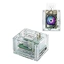 Vilros Plug 'n' Pi for Raspberry Pi 5-A Raspberry Pi Fan Cooled Case and Power Supply All in one Solution -Ideal for SSH-Headless Usage (Clear