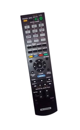 Replaced Remote Control Compatible for Sony STR-KS370 RMAAU073 HTC-T350HP HTSS370 HT-CT350HP Audio/Video AV Receiver Home Theater System
