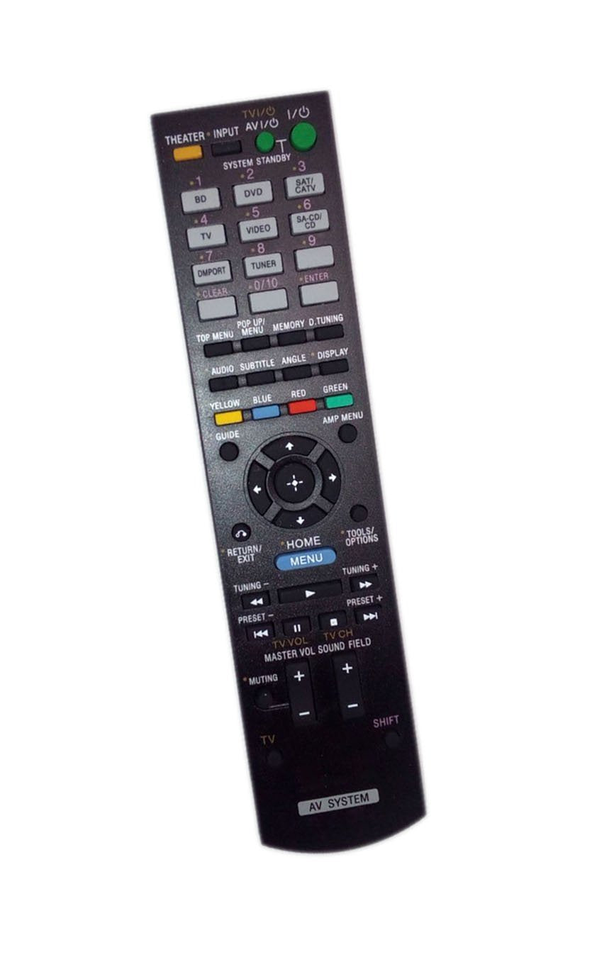 Replaced Remote Control Compatible for Sony STR-KS370 RMAAU073 HTC-T350HP HTSS370 HT-CT350HP Audio/Video AV Receiver Home Theater System