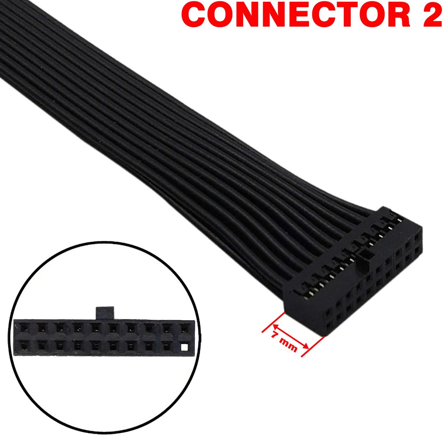 TeamProfitcom Small Mini USB 3.0 19/20 Pin Internal Low Profile Extension Header Adapter Cable for Motherboard 6 inches (2 Pack)