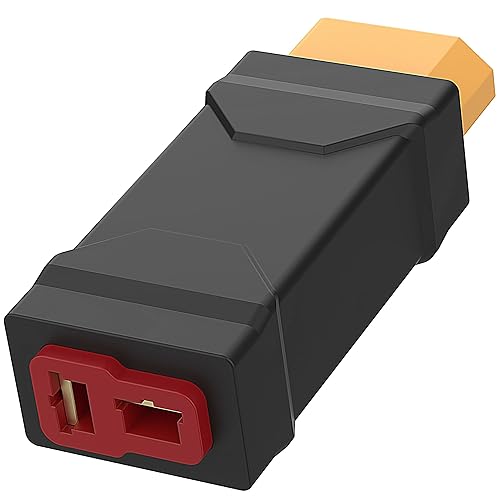 New Upgraded XT60 Male to T-Plug Female Connector Adapter No Wires RC LiPo Battery Connectors for RC Car Boat Drone RC Car Plane Lipo Battery ESC
