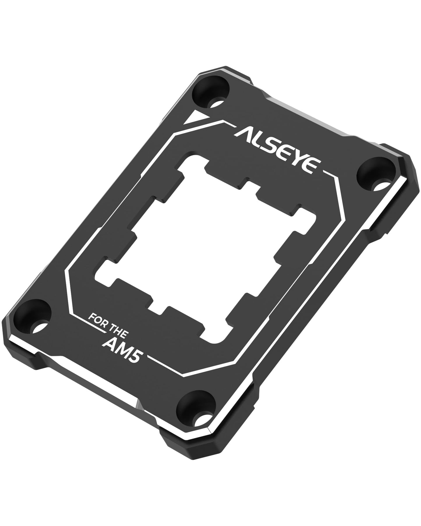 ALSEYE CPU Contact Frame for AM5 Retrofit Kit, Anti-Bending Buckle for AMD AM5 CPU (Black)