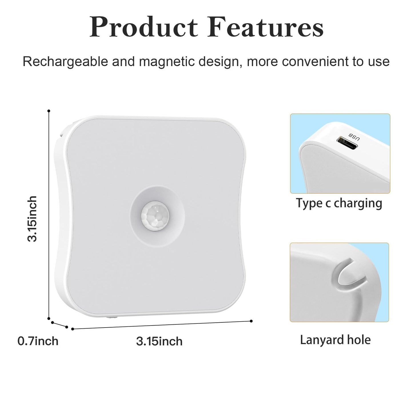 Bestendony Red Light Night Lights Motion Sensor Red Lights Rechargeable RedLight Magnetic 670 nm Red Light for Sleep Therapy, Bathroom, Bedroom
