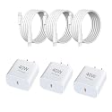 i Phone 17 16 Fast Charger, USB Charging Block, Type C Power Adapter with C to c Cable, Suitable for iPhone iPhone 17/17 Air/17 Pro Max/16/15 ?3 Pack?
