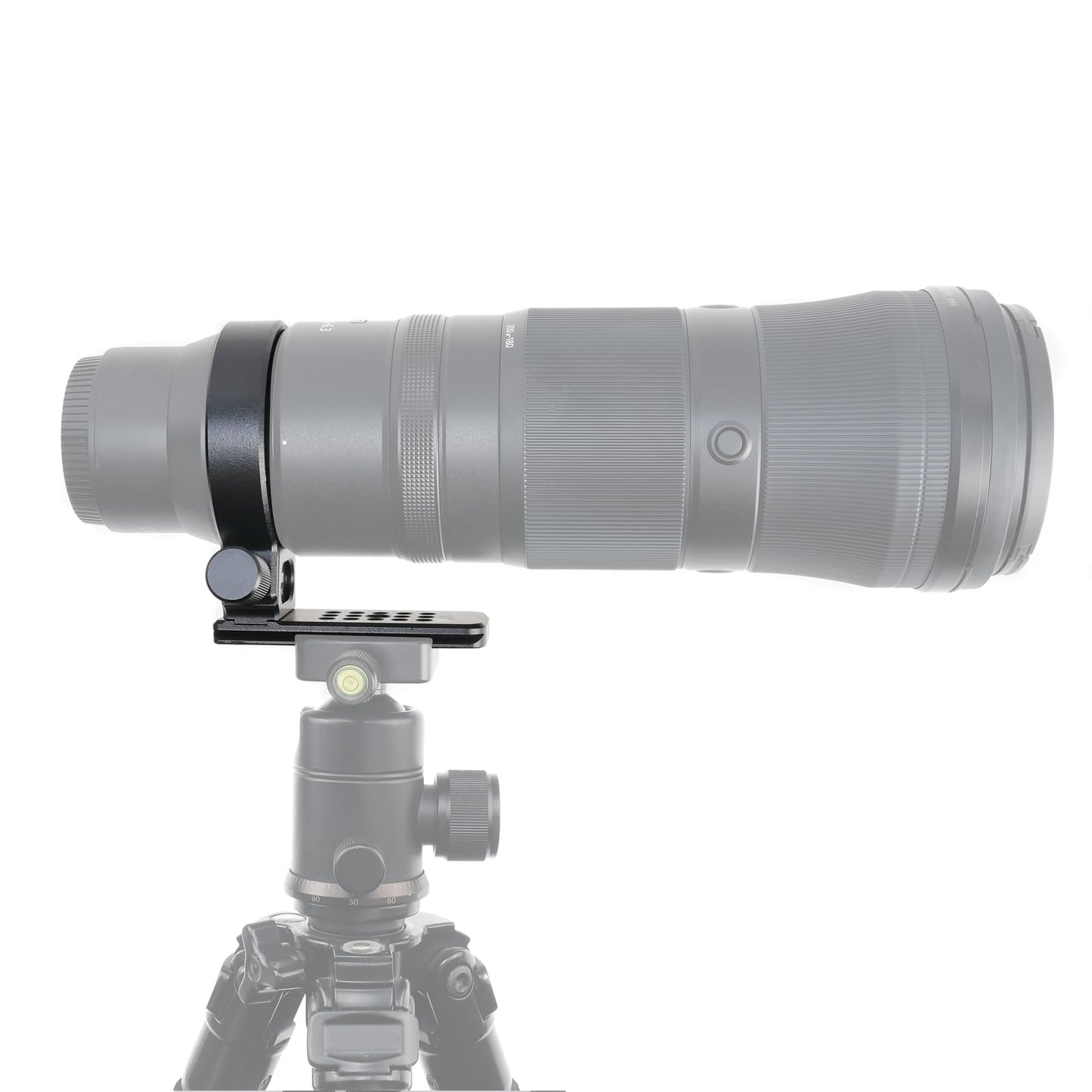 Metal Lens Collar Tripod Mount Ring for Nikon Nikkor Z 180-600mm f/5.6-6.3 VR, Lens Support Holder Bracket Bottom Arca-Swiss Plate 1/4"-20 3/8"-16