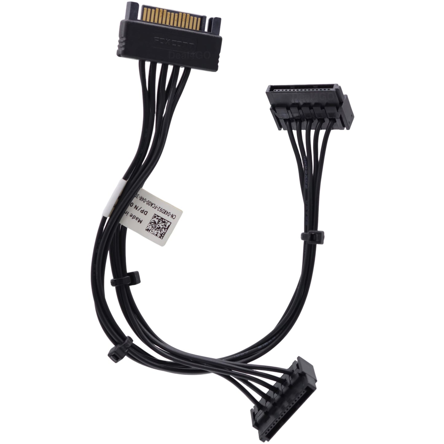 Deal4GO SATA Power Hard Drive HDD Cable 4XD92 replacement for Dell XPS 8940 8950 OptiPlex 7000 7010 Precision 3640 3650 MT Tower Desktop, Black