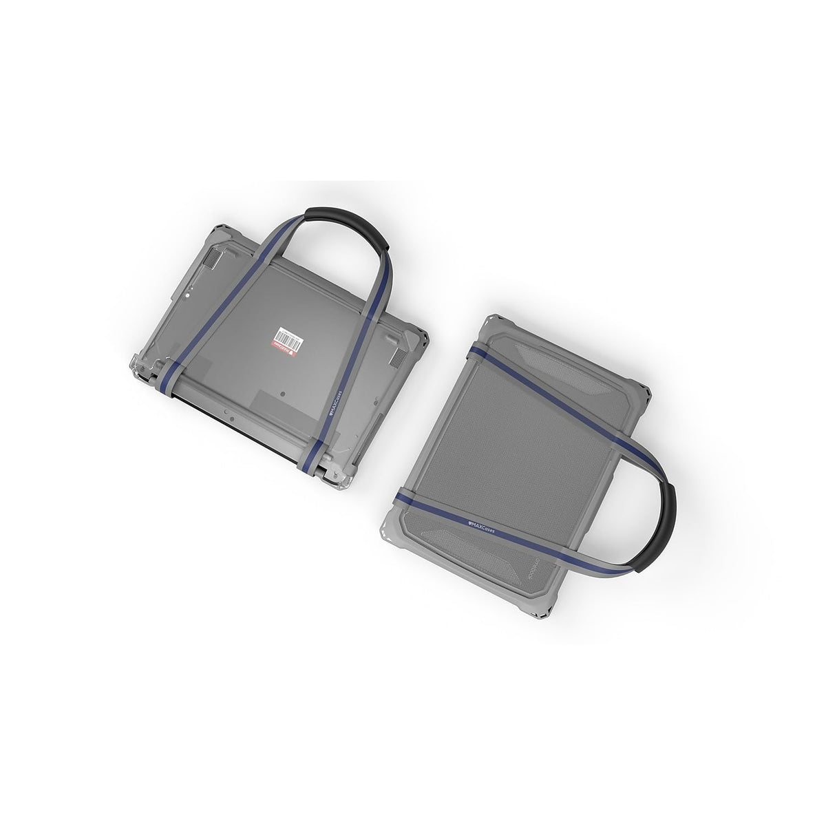 MAXCases Extreme Shell-F3 Slide Case for Lenovo 100e G4 Chromebook 11" (ver 83G Only) (Gray/Clear)