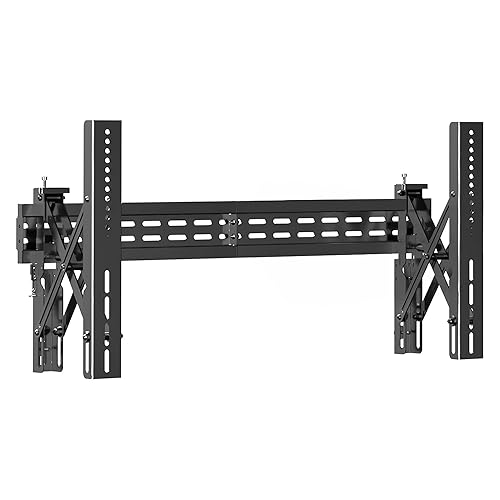 J-Tech Digital TV Video Wall Mount Kit, Fits 1 Screen 37” - 65” with Adjustable Tilt Leveling Pop Out Arms, Wide VESA Range, Holds up to 154lbs